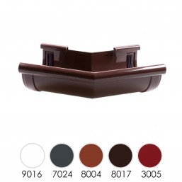 Довільний кут ринви (від 70º до 170º) 90/75